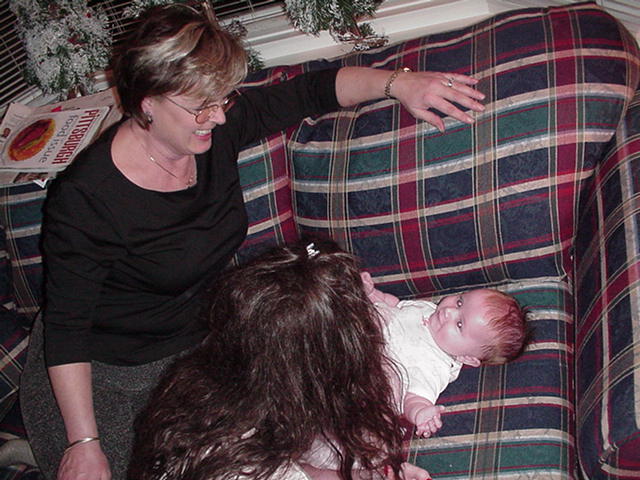 Havin' fun with Mommy and Grandma