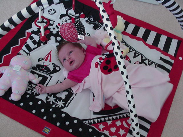BRIANNA -- HAVING FUN IN HER PLAY MAT!!